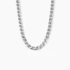Chaîne Piato Marine Argent Blanc