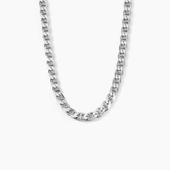 Chaîne Piato Marine Argent Blanc