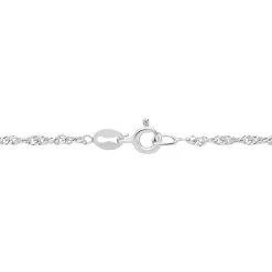 Chaîne Shanone Argent Blanc