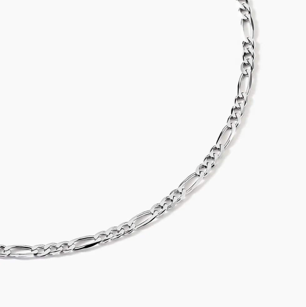 Chaîne Vivian Argent Blanc