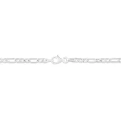 Chaîne Vivian Maille Alternee 1/3 Argent Blanc