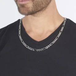 Chaîne Vivian Maille Alternee 1/3 Argent Blanc