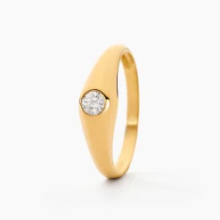Chevaliere Maxime Or Jaune Oxyde