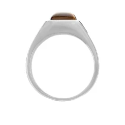 Chevaliere Acier Blanc Selim œil De Tigre