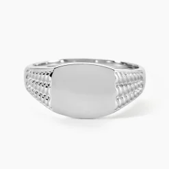 Chevalière Argent Blanc Charites