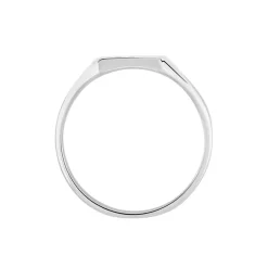 Chevalière Daniel Argent Blanc