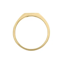 Chevalière Gwennen Plaqué Or Oxyde De Zirconium