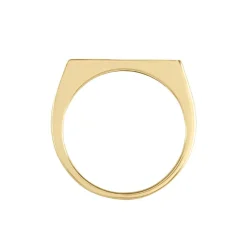 Chevalière Tommi Plaqué Or Jaune