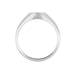Chevalière Amaurie Argent Blanc Onyx