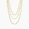 Collier Abigayle Acier Doré