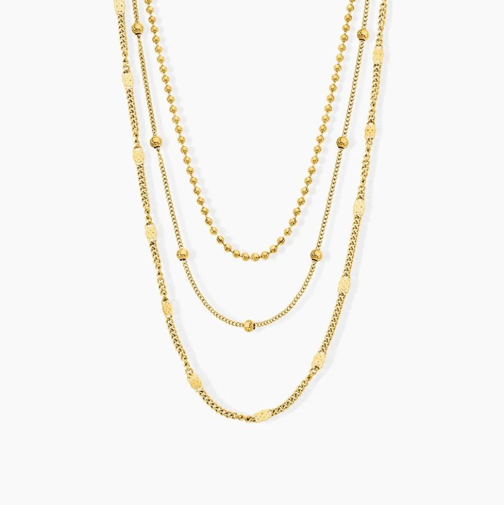 Collier Abigayle Acier Doré