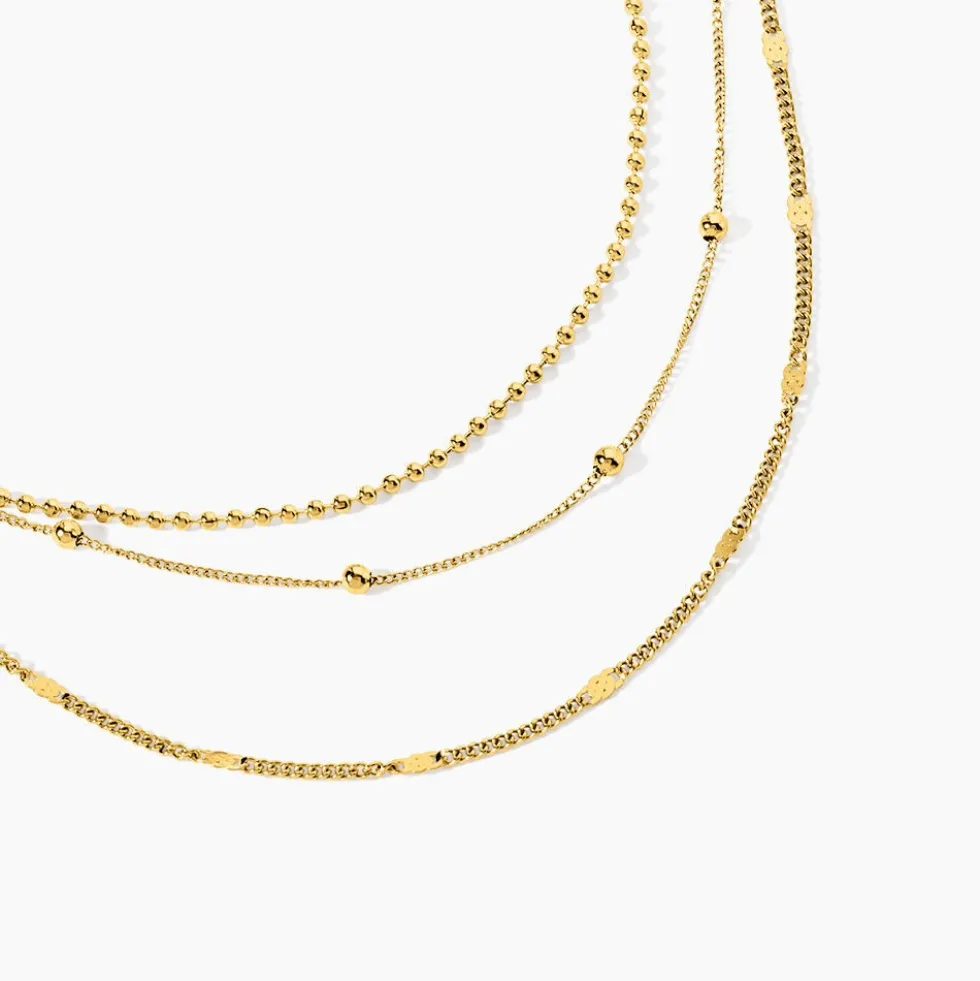 Collier Abigayle Acier Doré