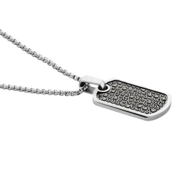Collier Acier Blanc Sonad Oxydes De Zirconium