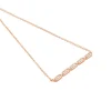 Collier Adali Argent Rose Oxyde De Zirconium