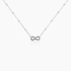 Collier Aella Argent Blanc