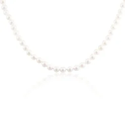 Collier Aicha Or Jaune Perle De Culture D'akoya