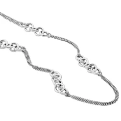 Collier Akira Argent Blanc