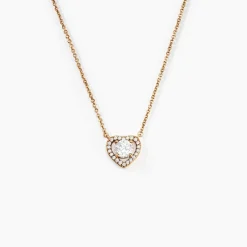Collier Alais Plaqué Or Jaune Oxyde De Zirconium