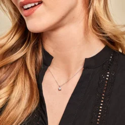 Collier Alexandra Or Blanc Diamant