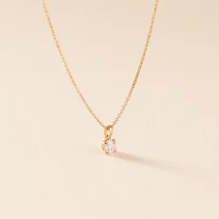 Collier Alexandra Or Jaune Diamant