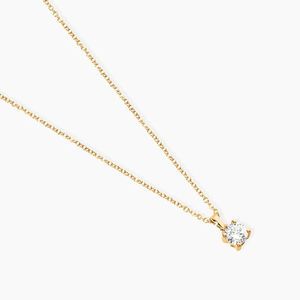Collier Alexandra Or Jaune Diamant