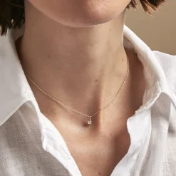 Collier Alexandra Or Jaune Diamant