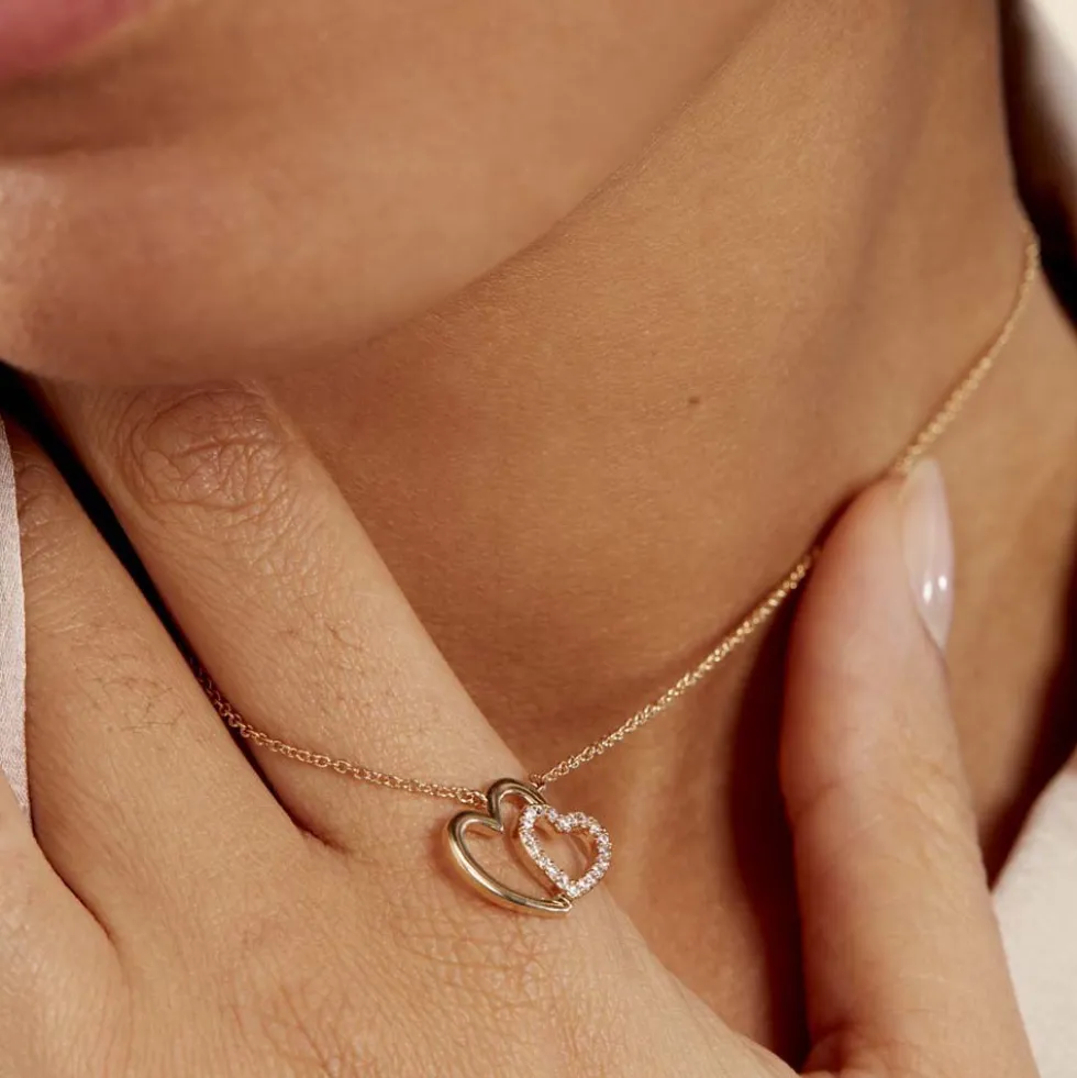 Collier Alexandra Plaqué Or Jaune Oxyde De Zirconium