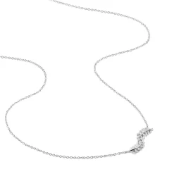 Collier Aleyna Argent Blanc Oxyde De Zirconium