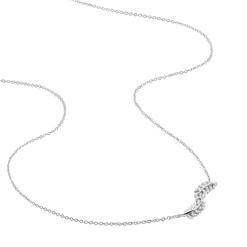 Collier Aleyna Argent Blanc Oxyde De Zirconium