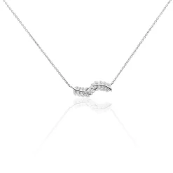 Collier Aleyna Argent Blanc Oxyde De Zirconium
