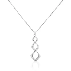 Collier Amaia Acier Blanc