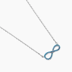 Collier Amita Argent Blanc Oxyde De Zirconium