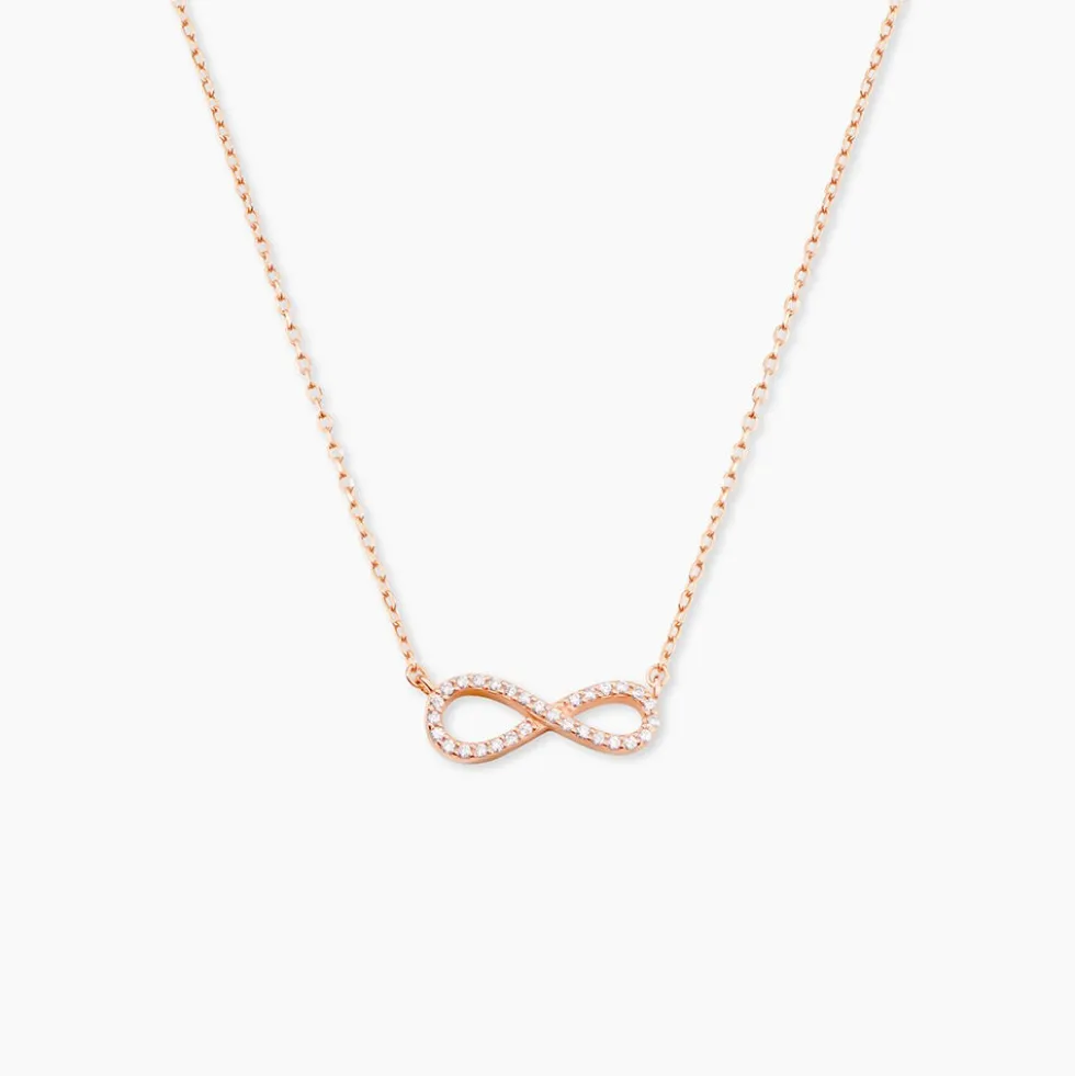 Collier Amita Argent Rose Oxyde De Zirconium