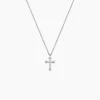 Collier Angel Argent Blanc Oxyde De Zirconium