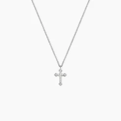 Collier Angel Argent Blanc Oxyde De Zirconium
