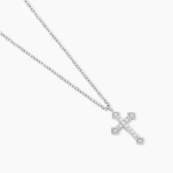 Collier Angel Argent Blanc Oxyde De Zirconium