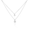 Collier Angeles Argent Blanc Oxyde De Zirconium