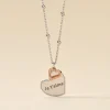 Collier Argent Bicolore Nura