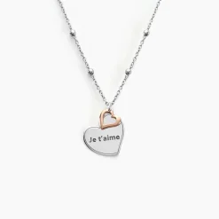 Collier Argent Bicolore Nura