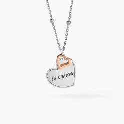 Collier Argent Bicolore Nura