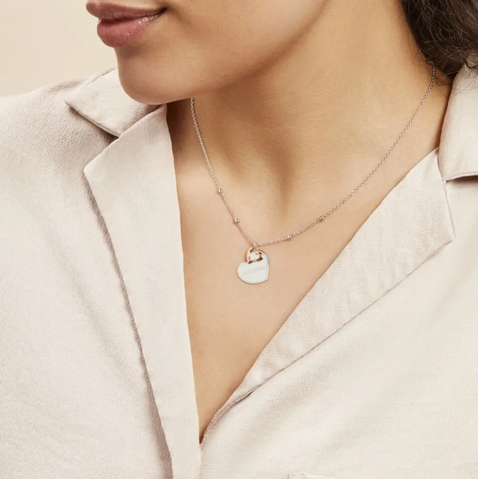 Collier Argent Bicolore Nura