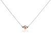 Collier Argent Bicolore Pelage