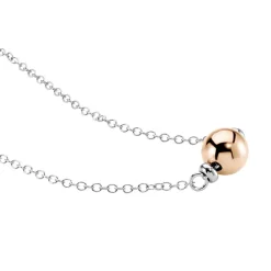 Collier Argent Bicolore Pelage