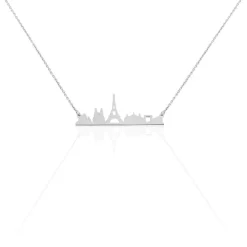 Collier Argent Blanc