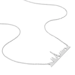 Collier Argent Blanc