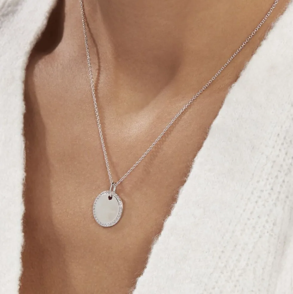 Collier Argent Blanc Amika Oxydes De Zirconium