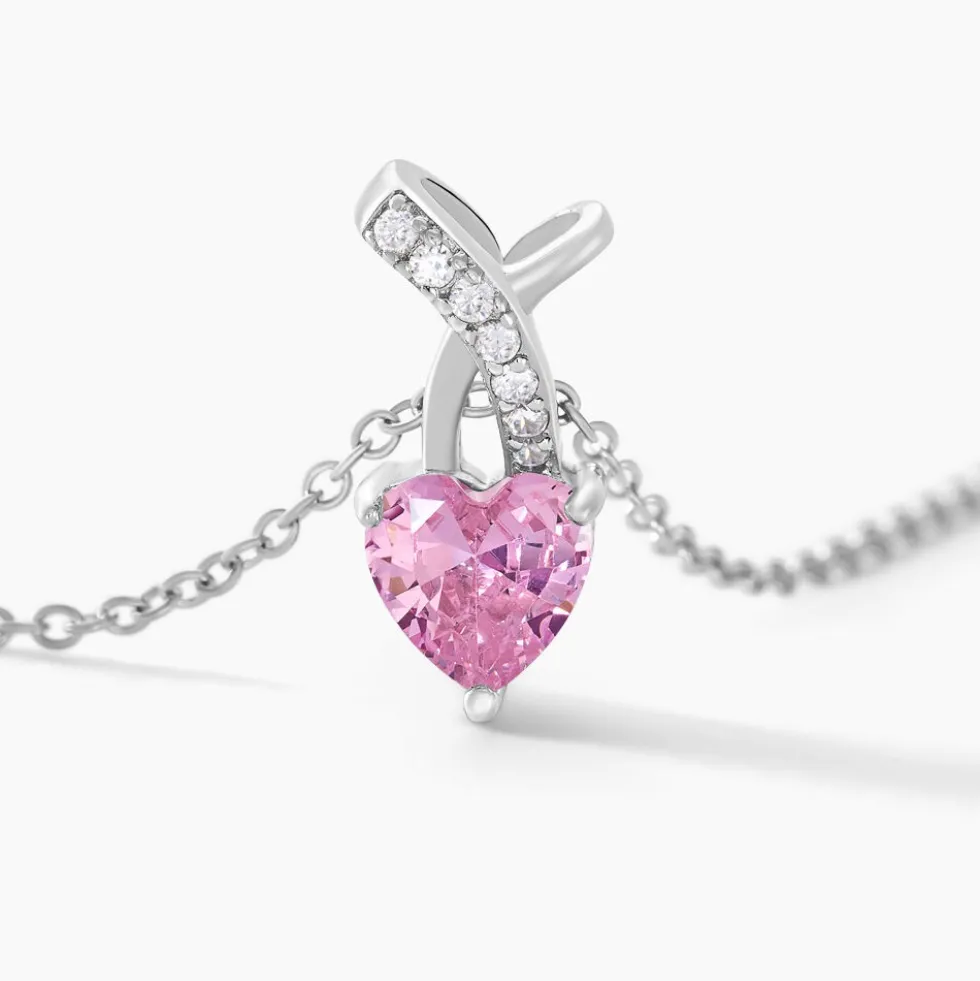 Collier Argent Blanc Avalon Oxyde De Zirconium