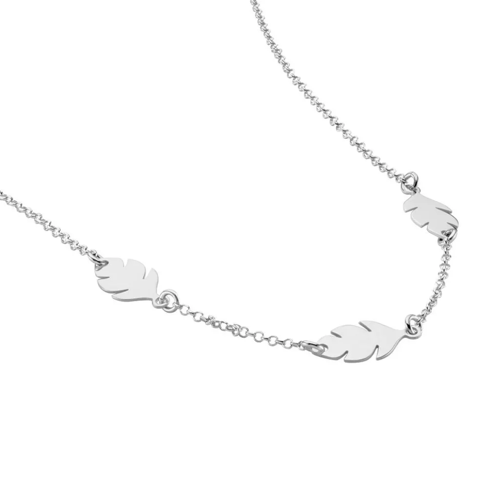 Collier Argent Blanc Bakia