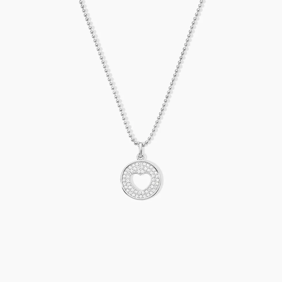 Collier Argent Blanc Cantien Oxyde