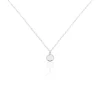 Collier Argent Blanc Lehunnus Oxyde De Zirconium